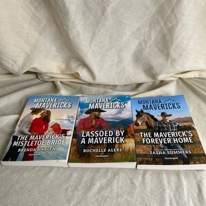 Lot of  3 Harlequin Montana Mavericks Romance Paperback Books 2025
